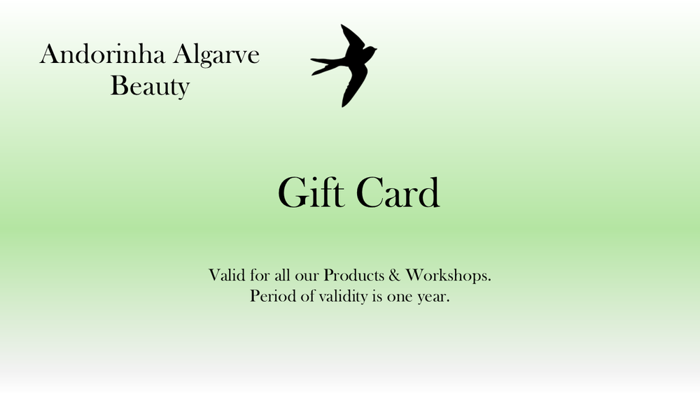 GIFT CARD - Andorinha Algarve Beauty